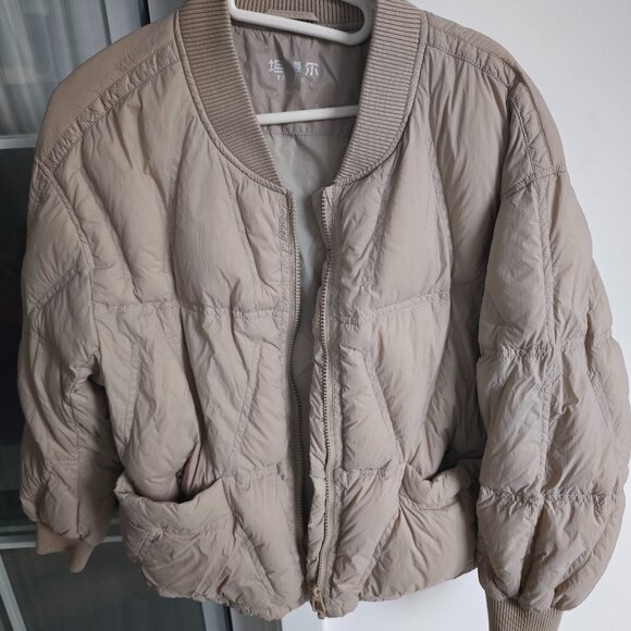 Jackets & Blazers - Slim Fit Gray Women’s Winter Jacket Lightweight Down